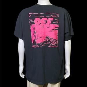 2013 Off-White c/o Virgil Abloh Main Label Floating Skulls Shirt Oversize Medium